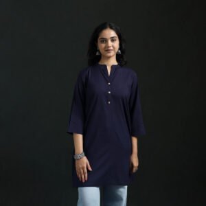 Plain Cotton Short Kurta For Women 30