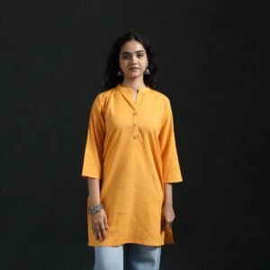 Plain Cotton Short Kurta For Women 28