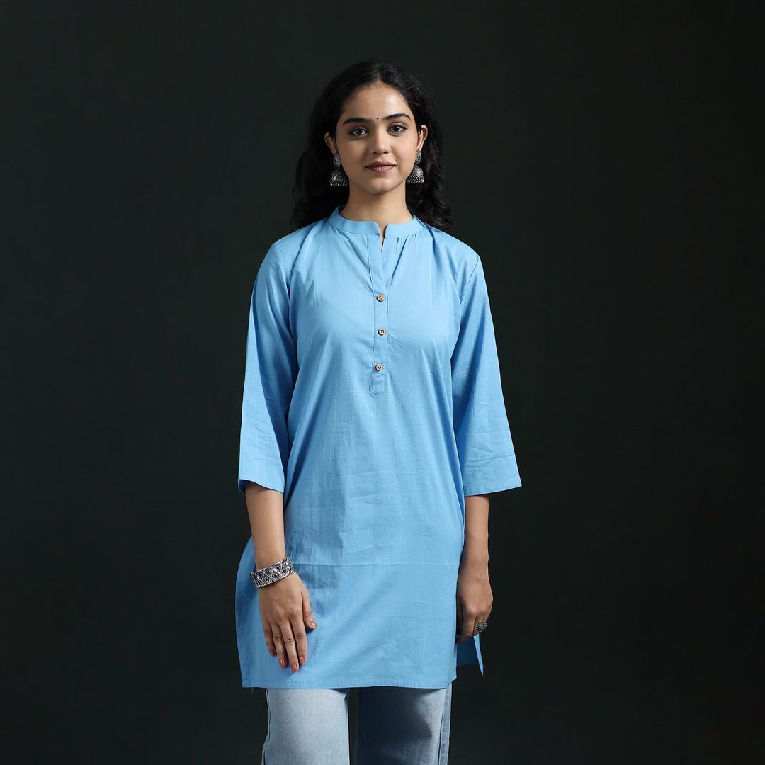 Plain Cotton Short Kurta For Women 29