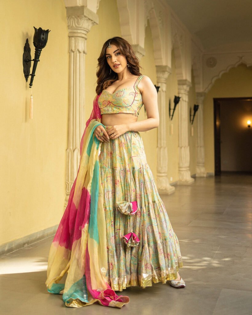 Ayla Chanderi Lehenga Set by Aachho, South Asian ethnic wear