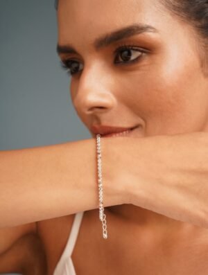 Women 925 Sterling Silver Bracelet by Jaypore, South Asian ethnic wear