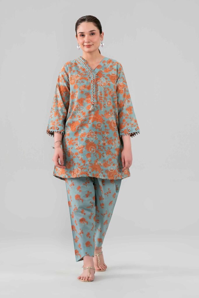2 Piece – Printed Suit – 42602084 by Nishat, South Asian ethnic wear