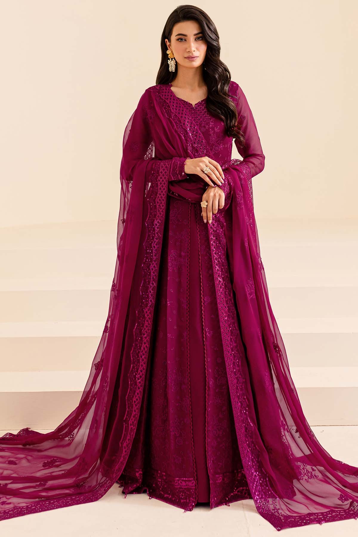 Mystic Mauve by Farasha, South Asian ethnic wear