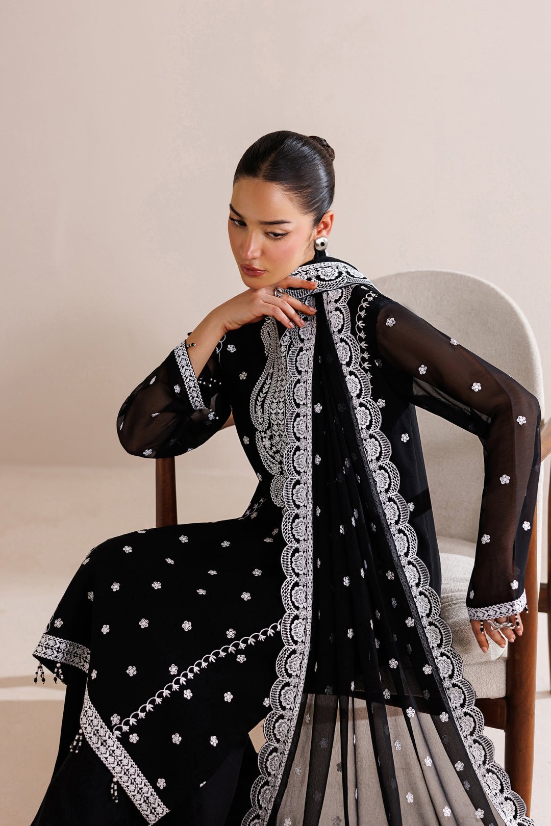 Dark Mirage by Farasha, South Asian ethnic wear