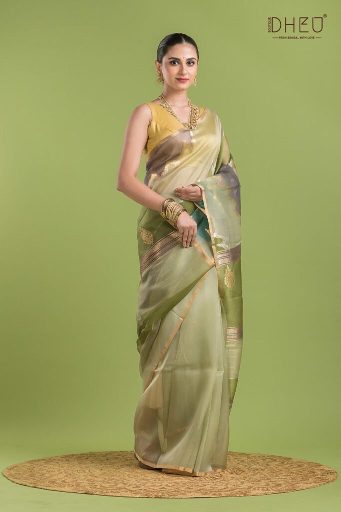 Tissue Benarasi Saree by Dheu, South Asian ethnic wear
