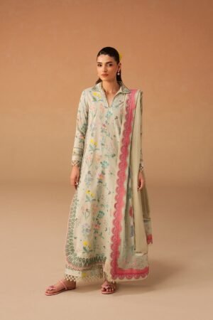 Sunlaced Green by Afrozeh, South Asian ethnic wear