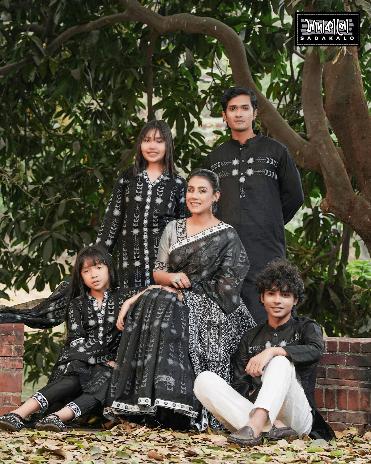 Group Set 2 Kalo by Sadakalo, South Asian ethnic wear