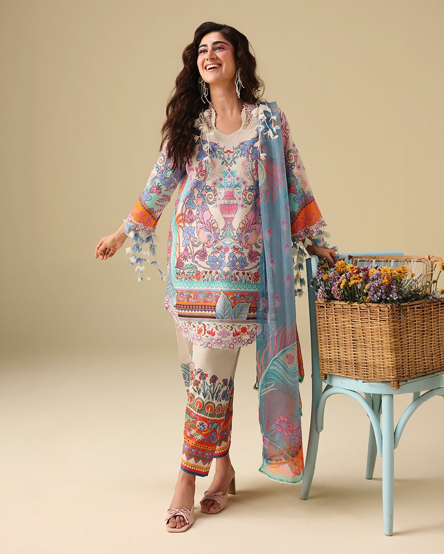 Eden Whisper – Off White by Mushq, South Asian ethnic wear