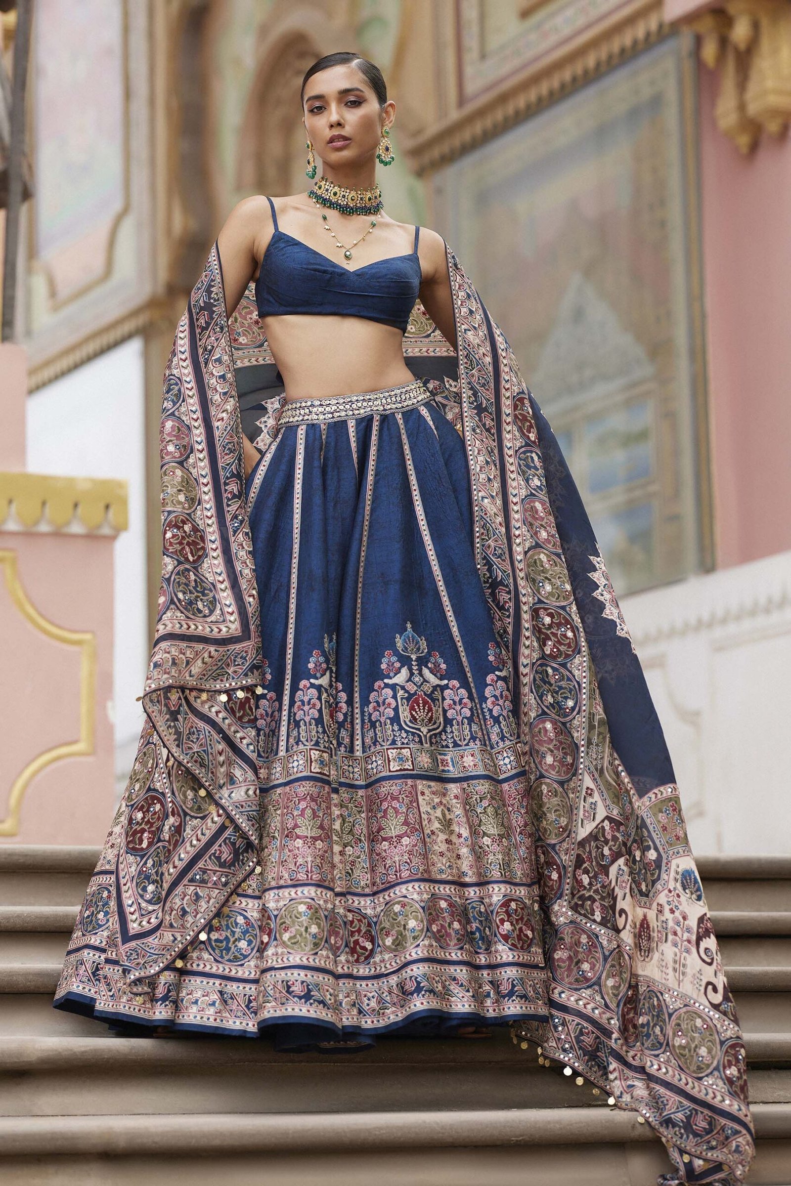 Azka Lehenga – Blue by Anita Dongre, South Asian ethnic wear