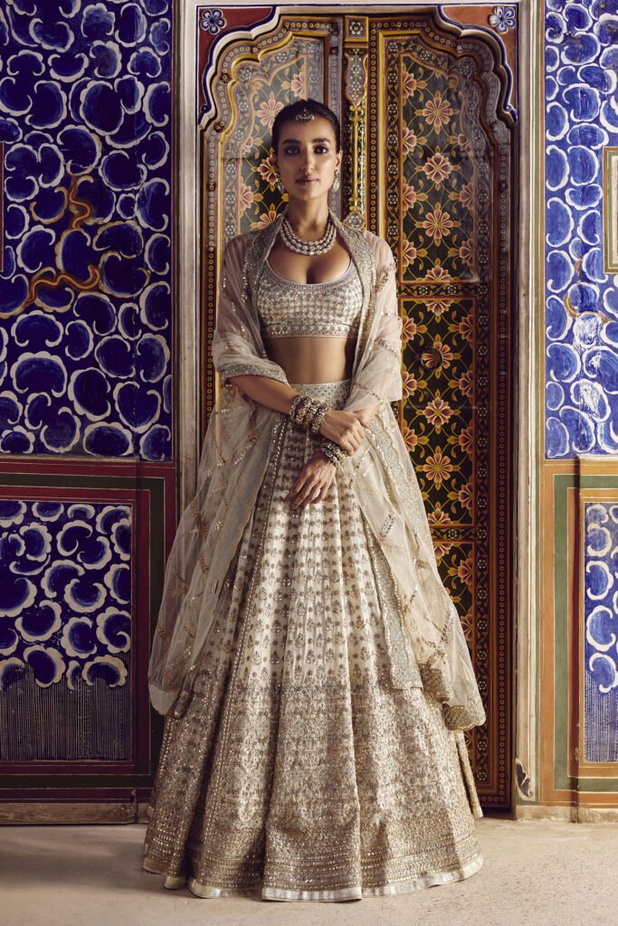 Laara Gota Patti Silk Lehenga Set – Ivory by Anita Dongre, South Asian ethnic wear