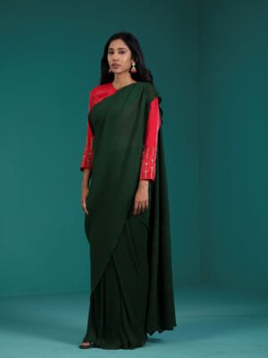 Women’S Pant Saree by Klubhaus, South Asian ethnic wear