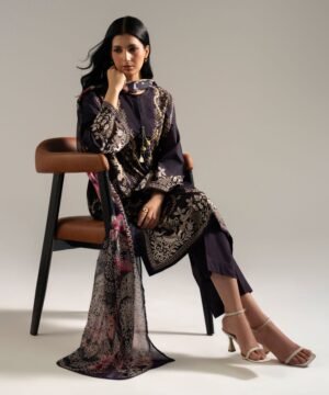 3 Piece – Printed Lawn Suit by Sapphire, South Asian ethnic wear