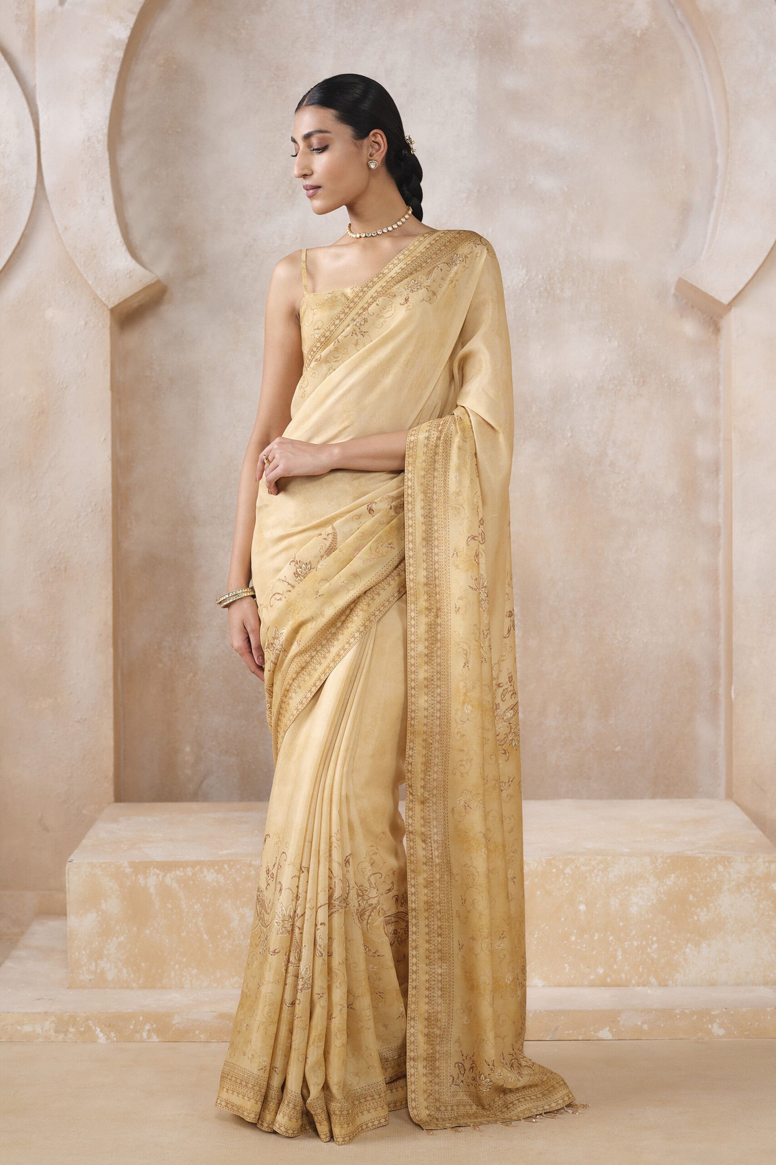 Elyse Saree – Yellow by Anita Dongre, South Asian ethnic wear