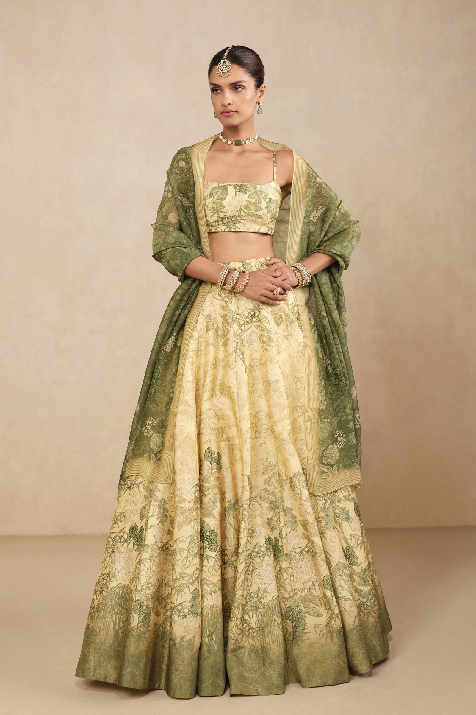 Suha Lehenga Set – Yellow by Anita Dongre, South Asian ethnic wear