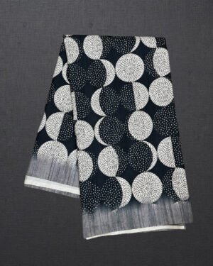 Elegant Tussar Silk Saree With Intricate Thread Embroidery by Varam Fashion House, South Asian ethnic wear
