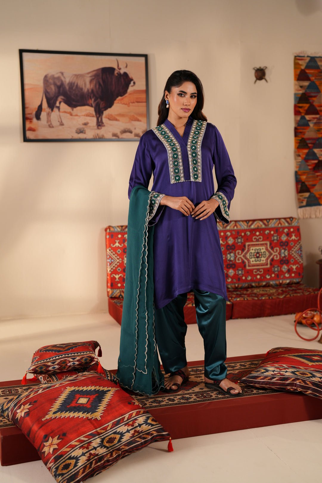 Women’S 3 Piece Suit by Klubhaus, South Asian ethnic wear