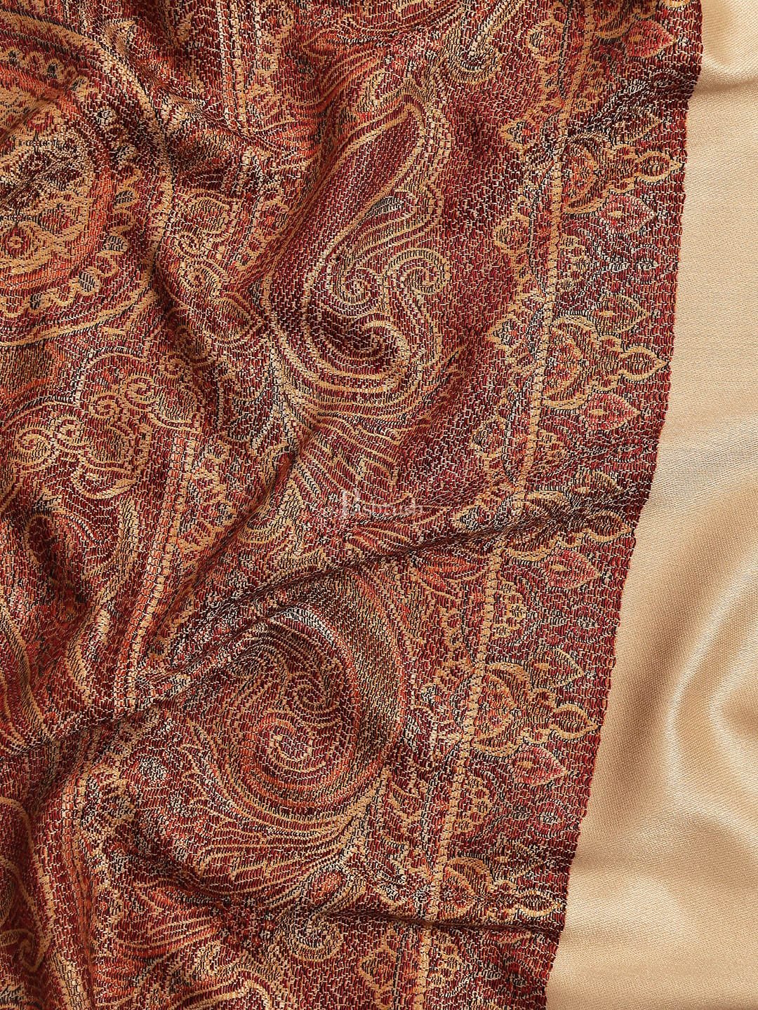 Pashtush Womens Jamawar Shawl 25