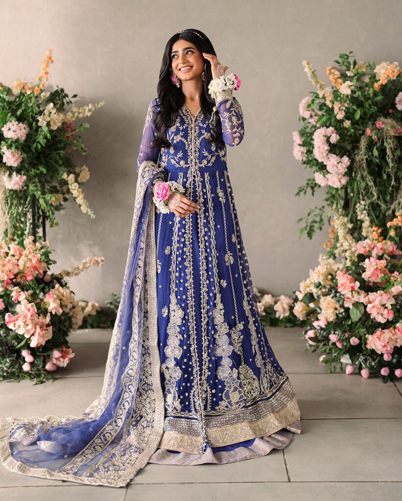 Sehar – Victoria Blue by Mushq, South Asian ethnic wear