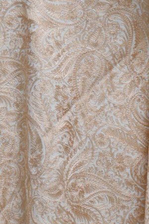 Off White Colour Stole With Graceful Dense Jaal Pattern Of Kashmiri Embroidery Makes It An Ideal Wear. by Kashmir Villa, South Asian ethnic wear
